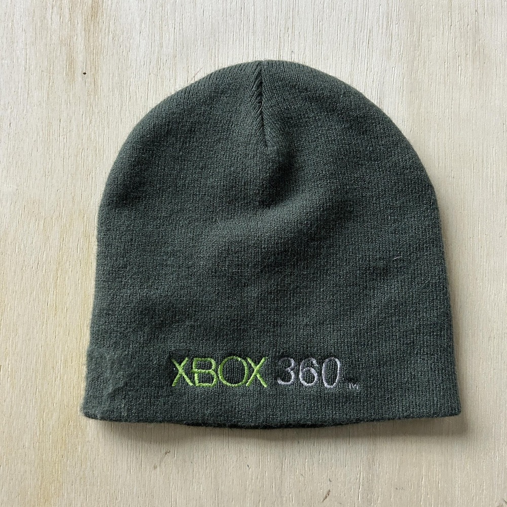 Xbox Hat Beanie Mens One Size Green Knit Pop Tarts Xbox 360 Promo